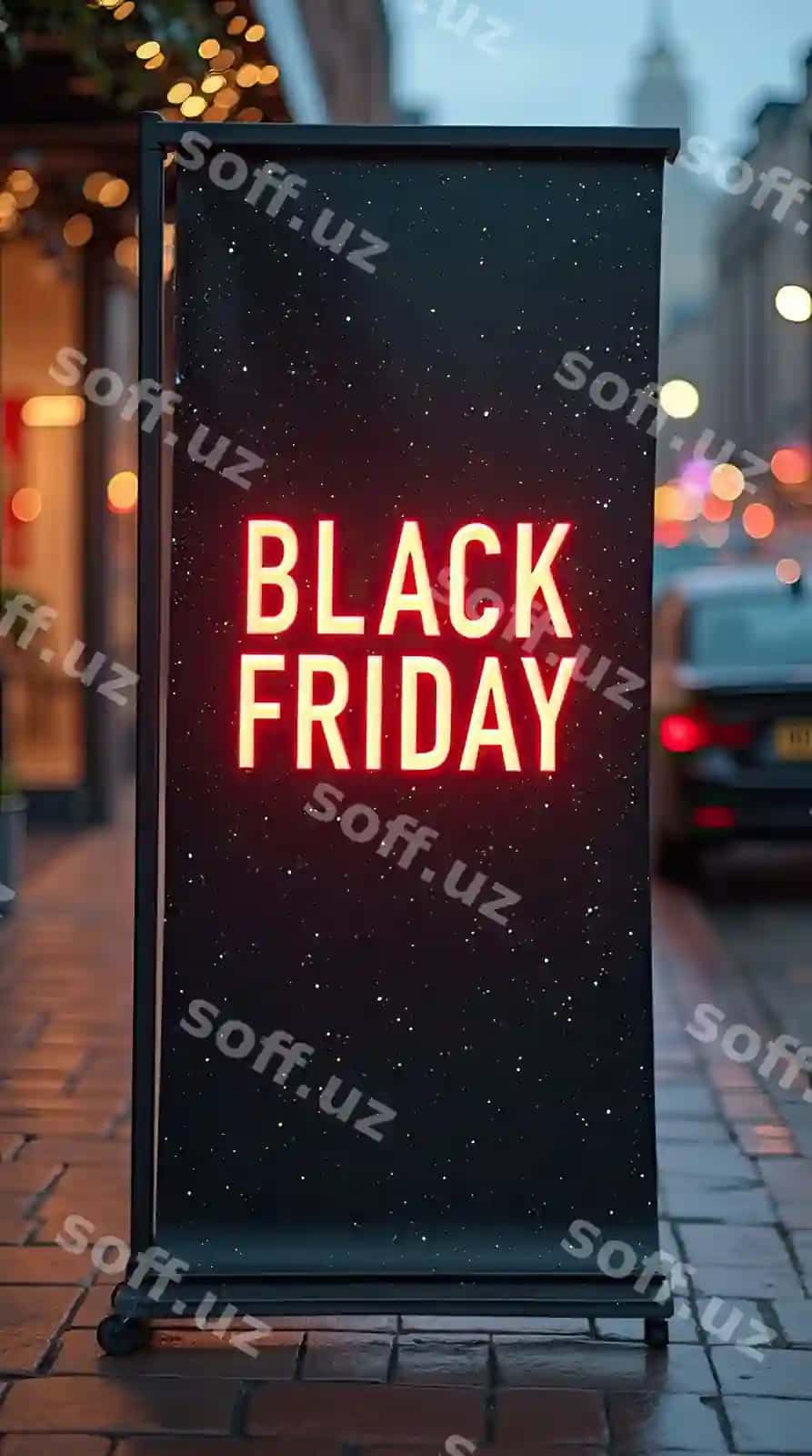 Reklama Qora Juma banner Bayram Qora Juma chegirma pletizont chegirmalari bayramlar ramka banner | Ad black friday banner holiday black friday sale poster sales holidays frame banner