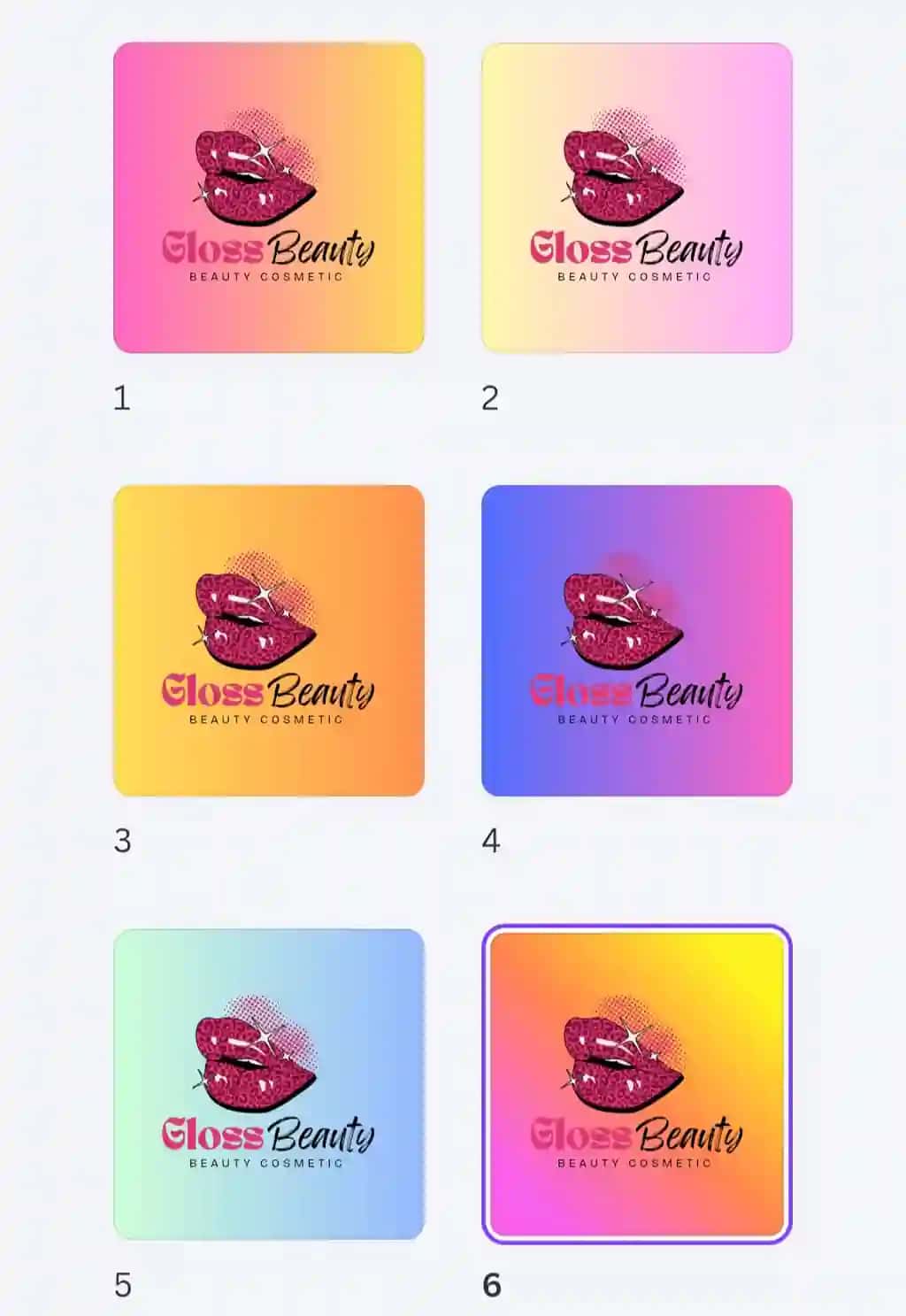 Glow beauty logo
