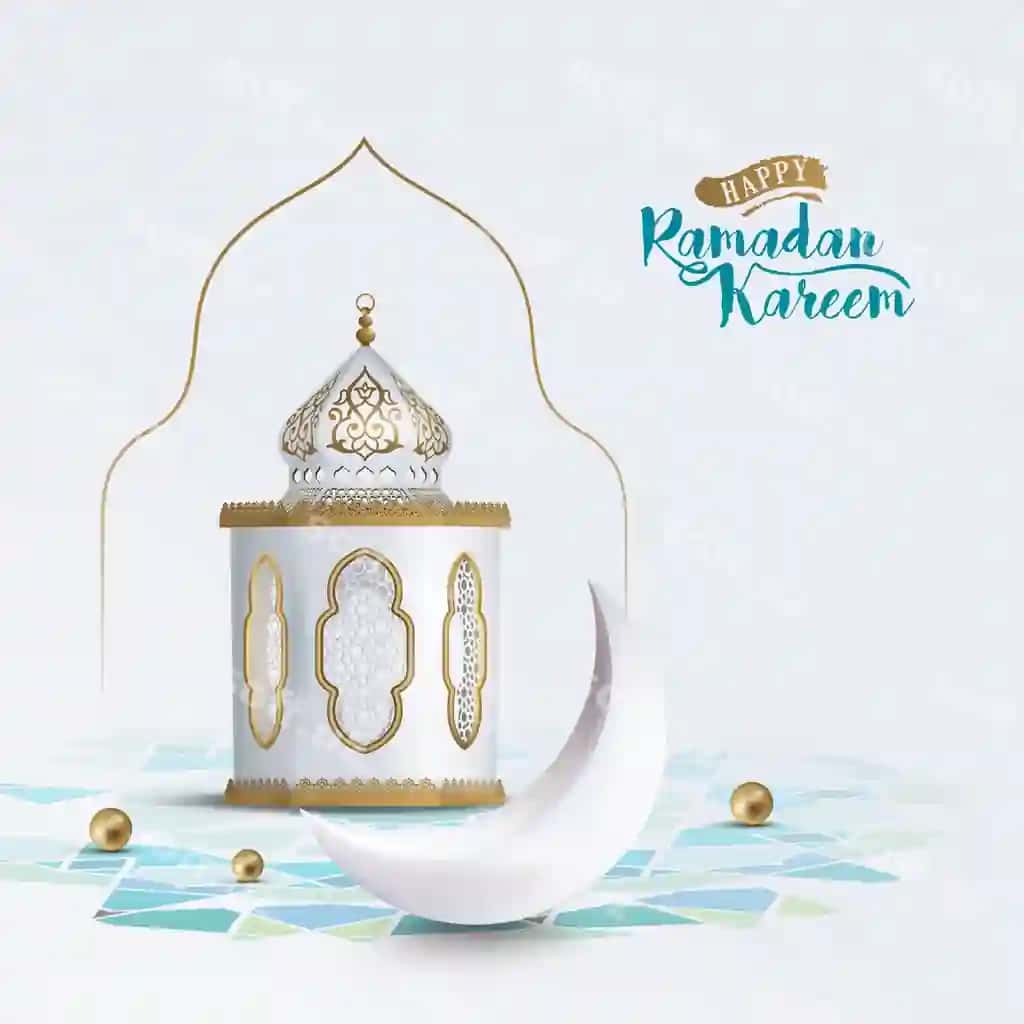 Ramazon kelimga islamiy dizaym hilol islamiy chiroq realistik | Ramadan kareem islamic design crescent moon islamic lanttern realistic