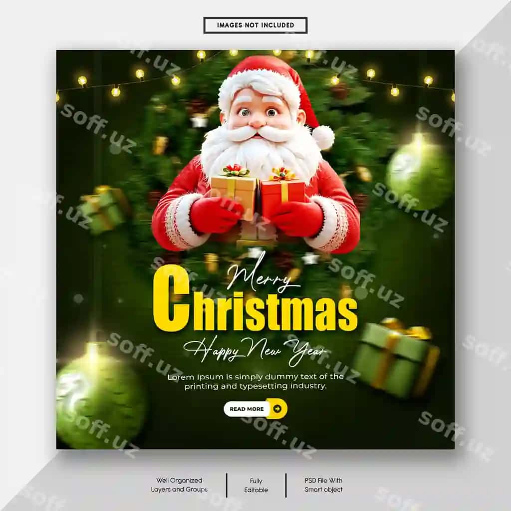 Merry christmas happy new year 2026 social media design instagram | Merry christmas happy new year 2026 social media design instagram