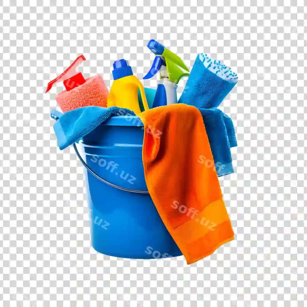 Uy tozalash jihozlari tozalash vori tareshmalari ko'k | House cleaning equipment supplies cleaning bucket blue