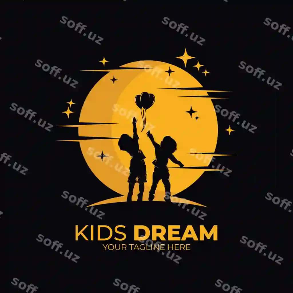 Kichik bolalar yulduz logotigiga erishyotgan | Little kids reaching star logo