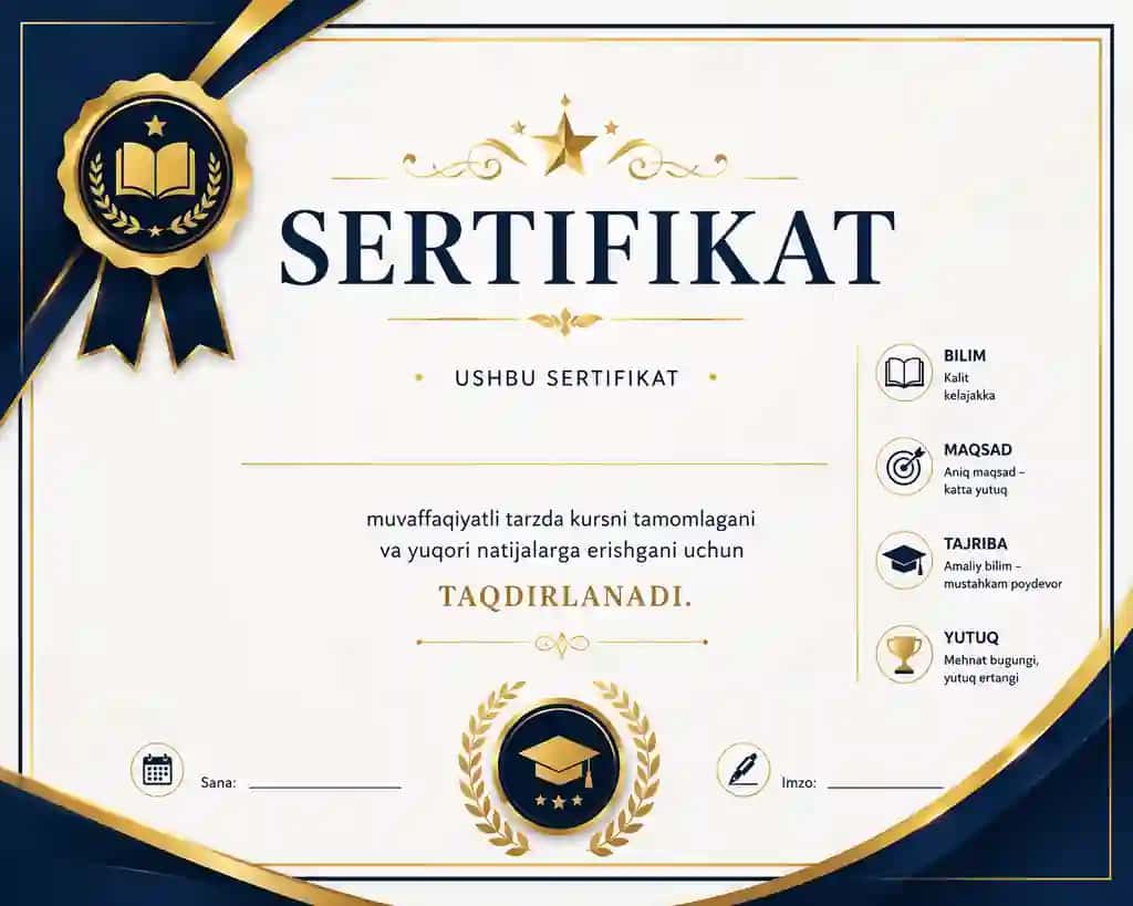 Universal O‘quv Sertifikati