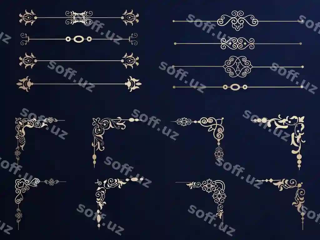 Klassik chegara komplekti | Classic border set