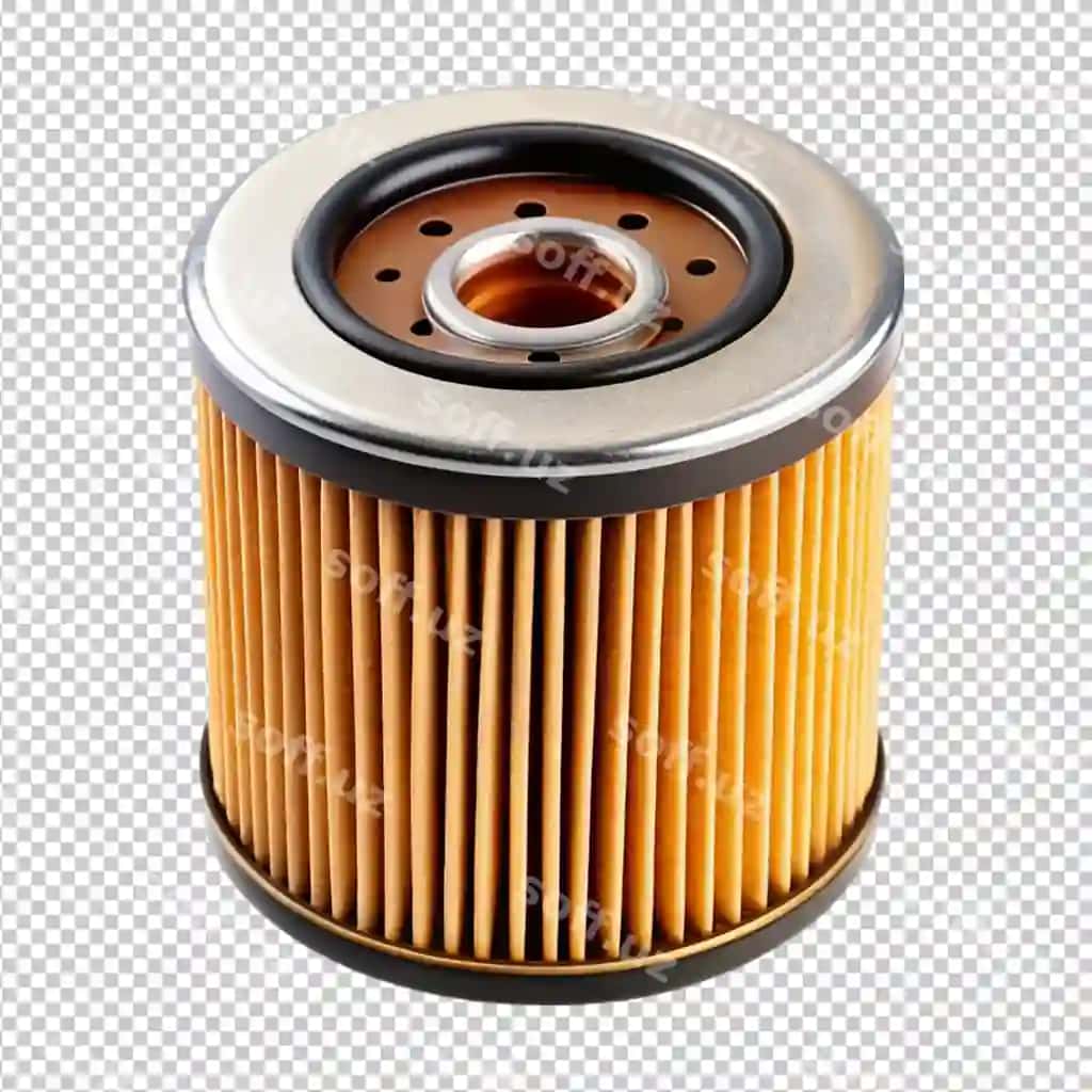 Mashina yoqilgi filteri ajraltirilgan oq fonda | Car fuel filter isolated white background