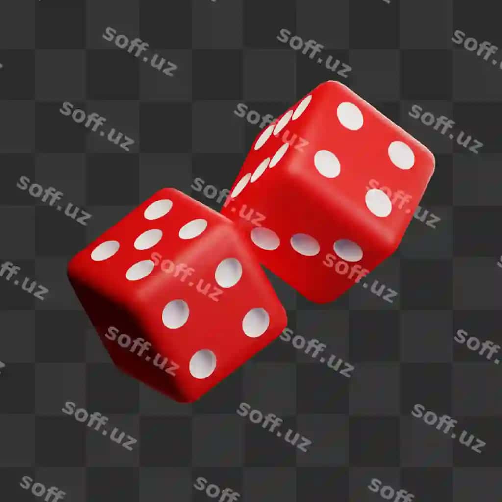 3D tosh o'yin illustratsiyasi | 3d dice game illustration