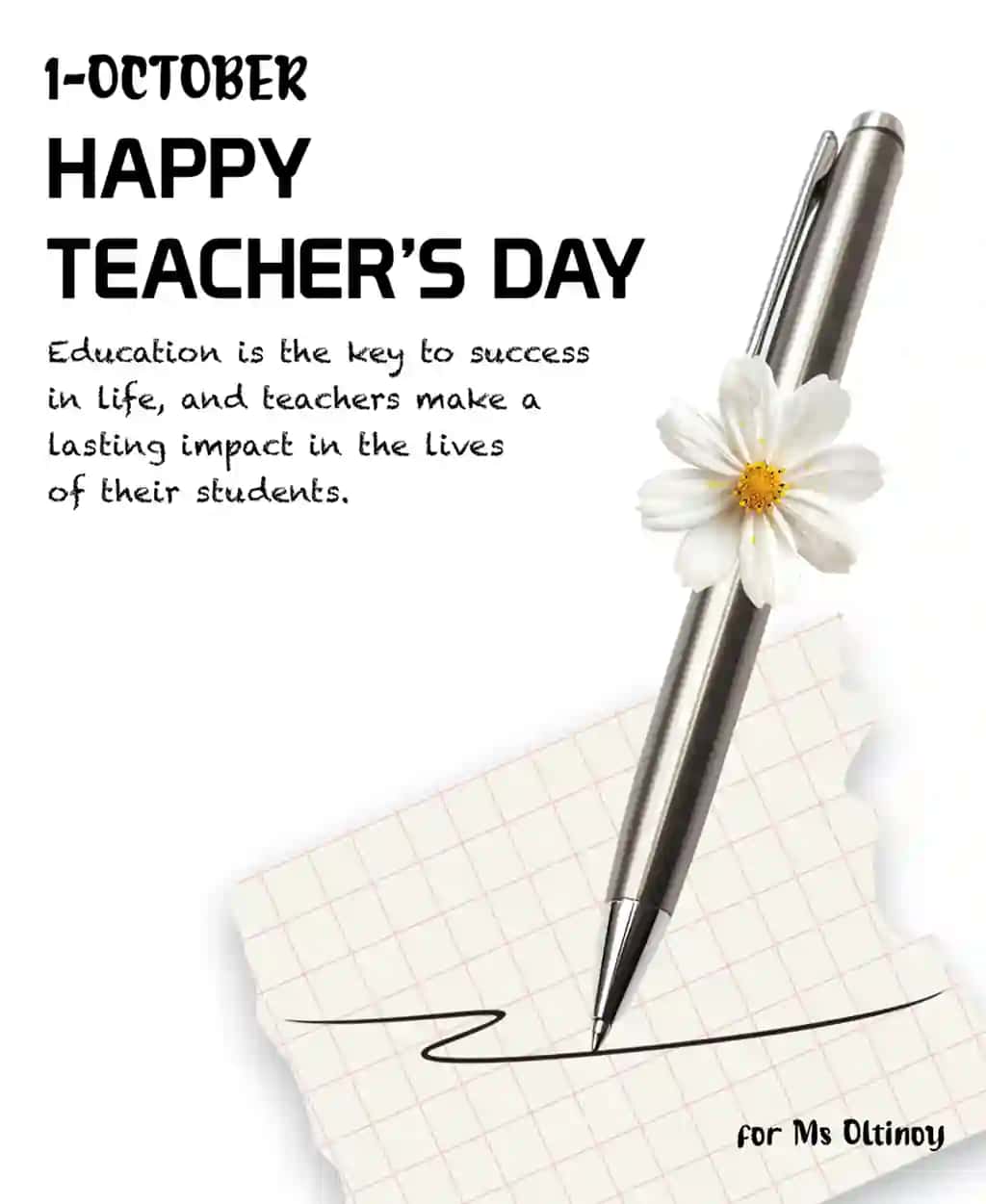 happy teacher's day