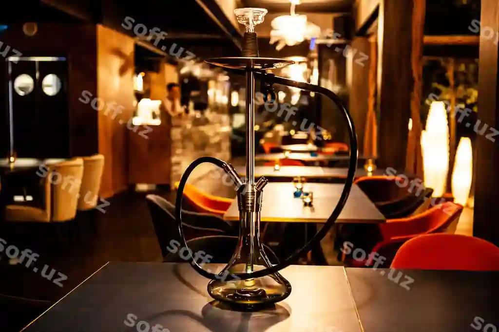 Nargile muhlloti bar stol soxta oddat | Hookah lounge bar table relaxation habit