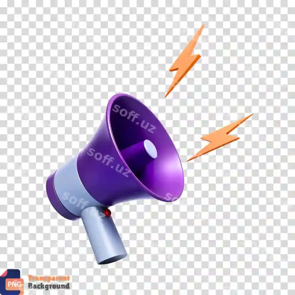 G'ovak binofat muhitda ovoz to'lqiqini chiqarayotgan, e'tiborni jalb qiluvchi. | Loudspeaker emitting sound waves capturing attention vibrant setting
