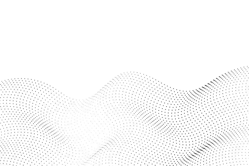 Qora to'lqinsimon yarim tonna oq fon | Black wavy halftone white background