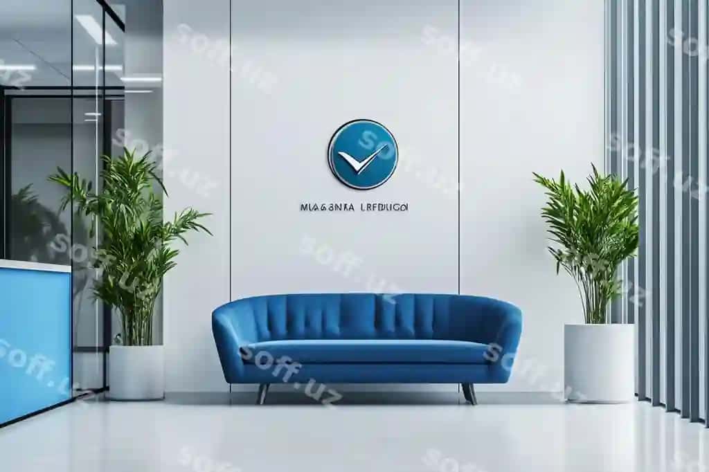 Ko'k divan belgili mehmonxona | Blue couch sign hotel