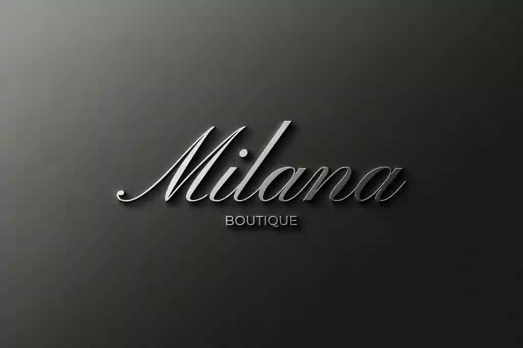 Brend belgisi logotipi maketi | Branding sign logo mockup