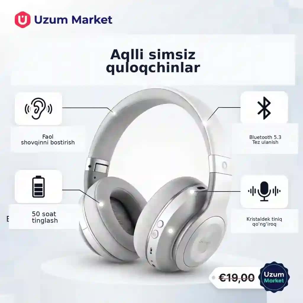 Uzum Market uchun 5 ta 4K infografika