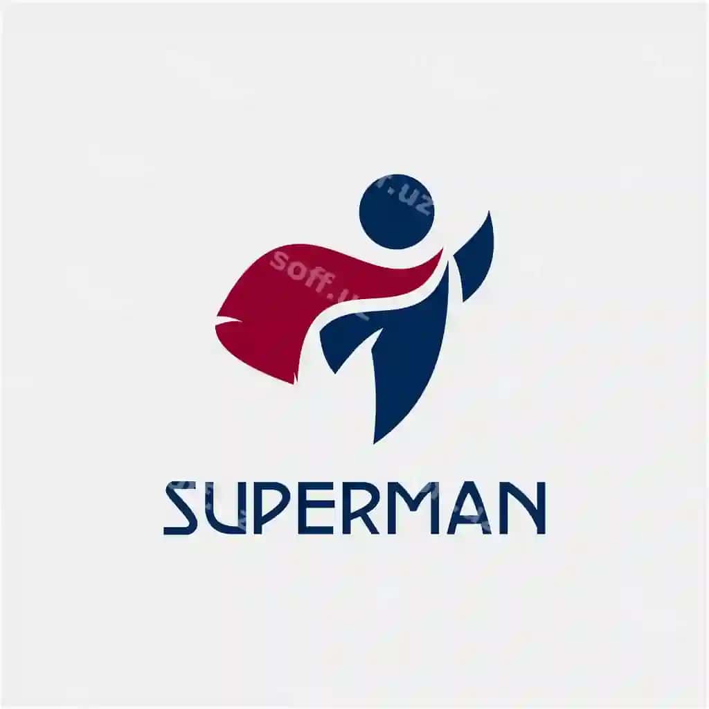 Superman vektor dizayn illustratsiyasi | Superman vector design illustration