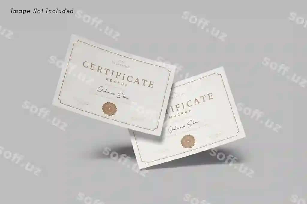 Sertifikat namunasi | Certificate mockup