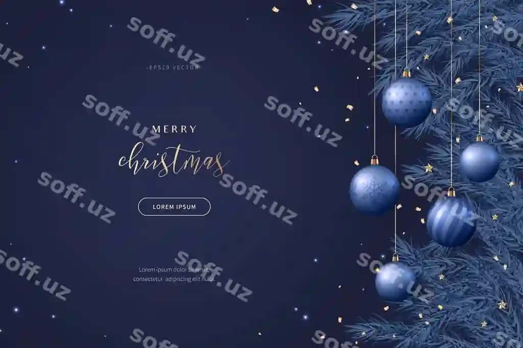Bayram konsepsiya banner tuzilgan elementlar Qish bayrami grafik manbalar | Holiday concept banner composed elements christmas graphic sources