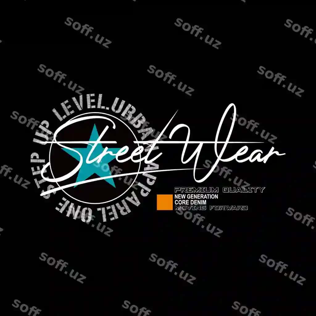 Vector ko'cha kiyimi matn lotin iqtiboslari chiroyli dizayn | Vector street wear quotes text lettering stylish design