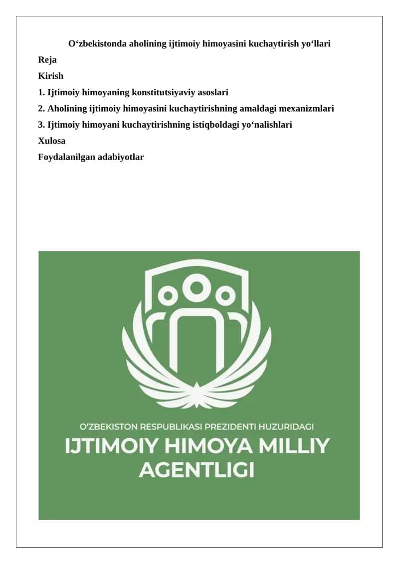 Ijtimoiy himoya tizimi
