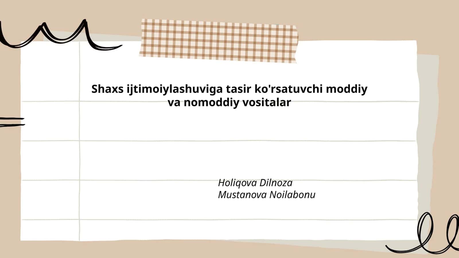Oila muhitining ijtimoiylashuvga ta'siri