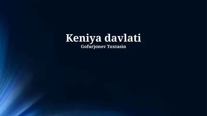 Keniya Muammolari va Qiyinchiliklari