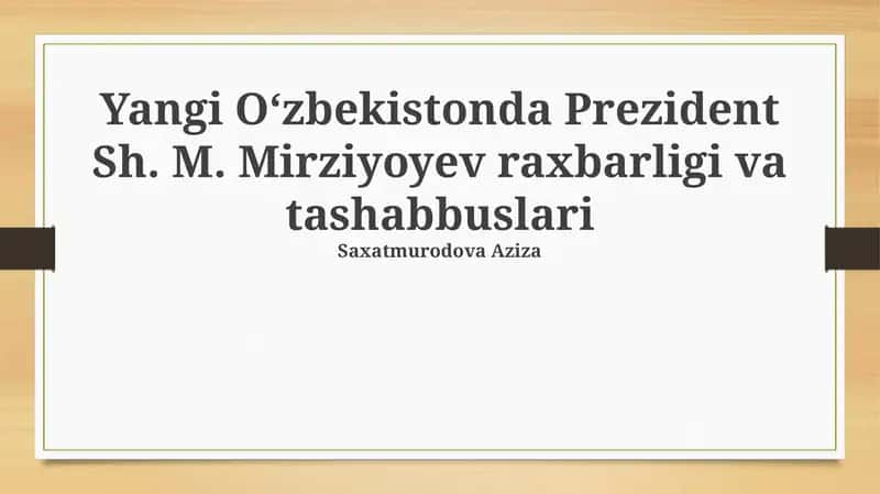 O‘zbekiston Konstitutsiyasi 2023-yilda yangi tahrirda qabul qilinib