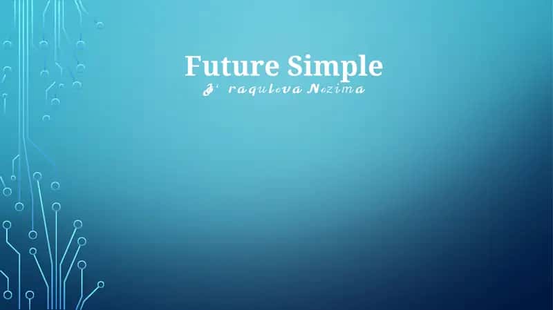 Future Simple