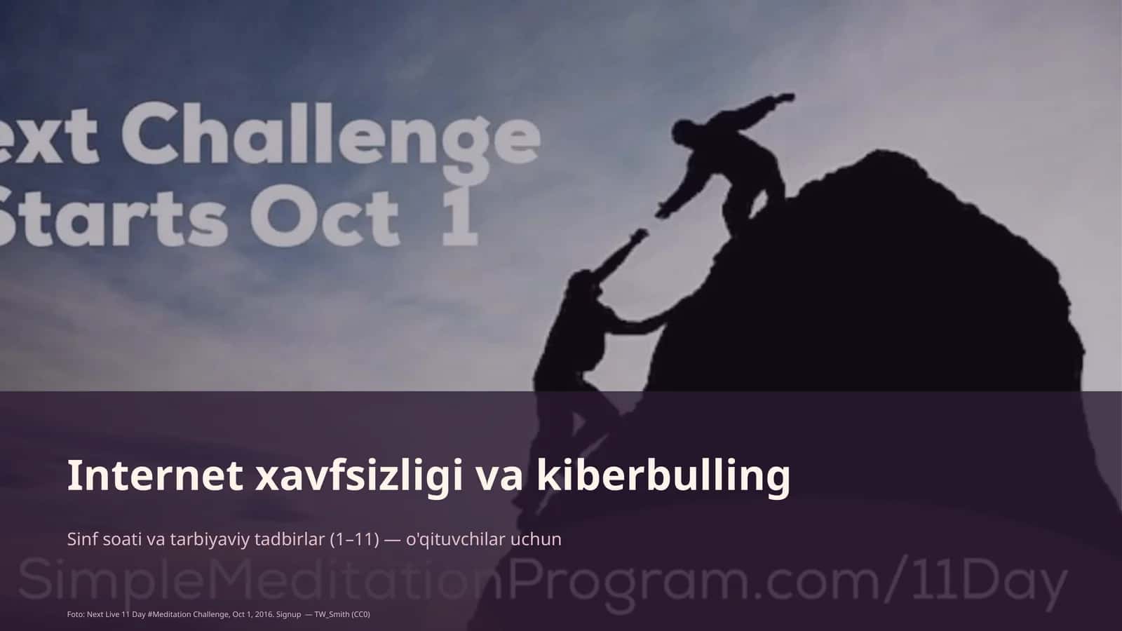 Internet xavfsizligi va kiberbulling