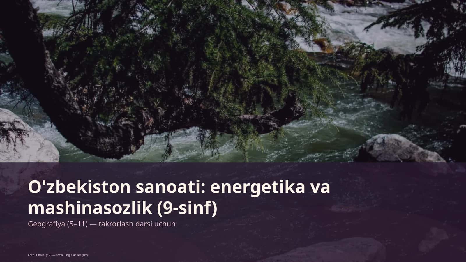 Geografiya (5–11) — takrorlash darsi uchun