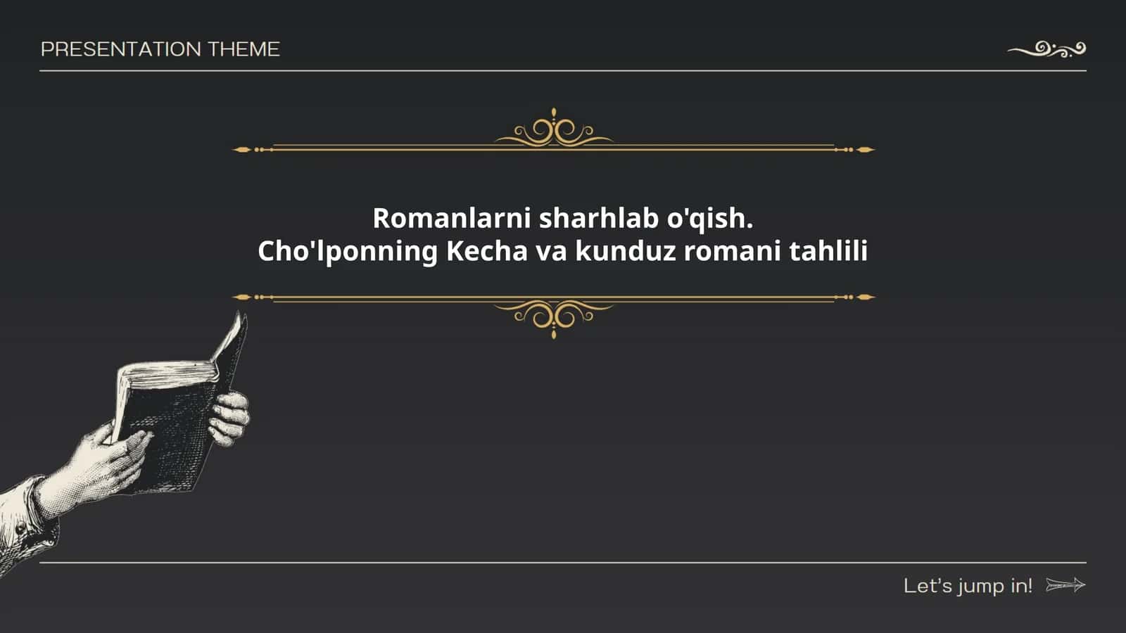 Cho'lponning Kecha va kunduz romani tahlili