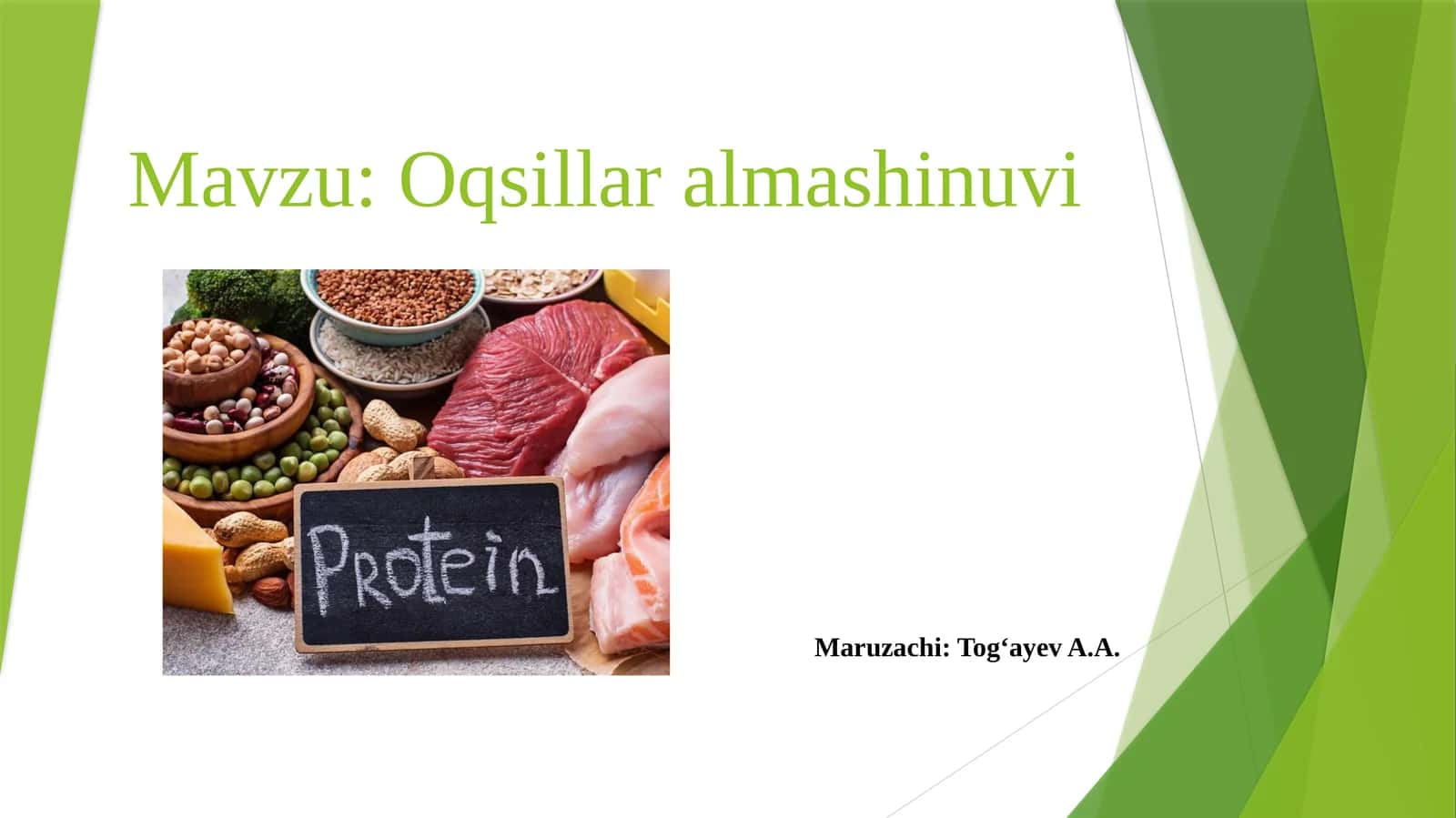 Oqsillar almashinuvi
