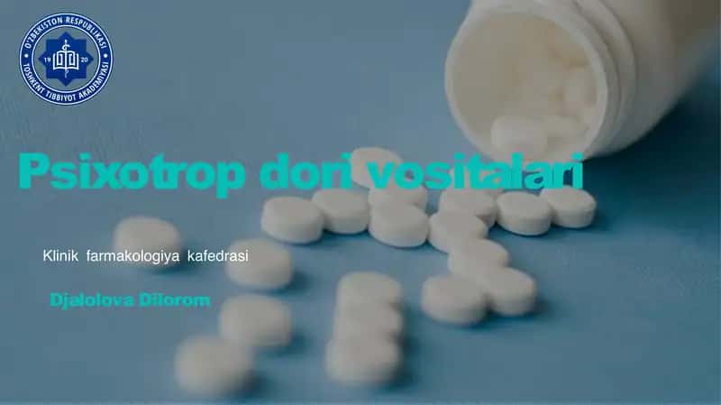 Psixotrop dori vositalari