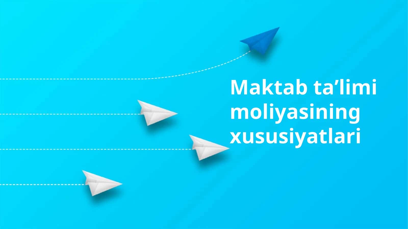 Maktab taʼlimi moliyasining xususiyatlari