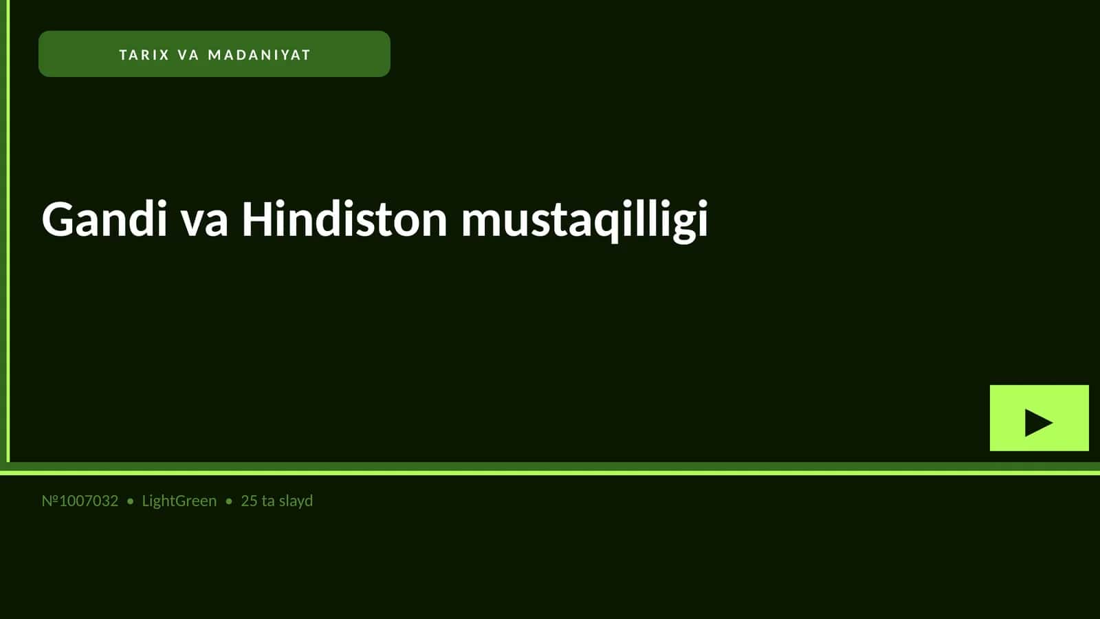 Gandi va Hindiston mustaqilligi