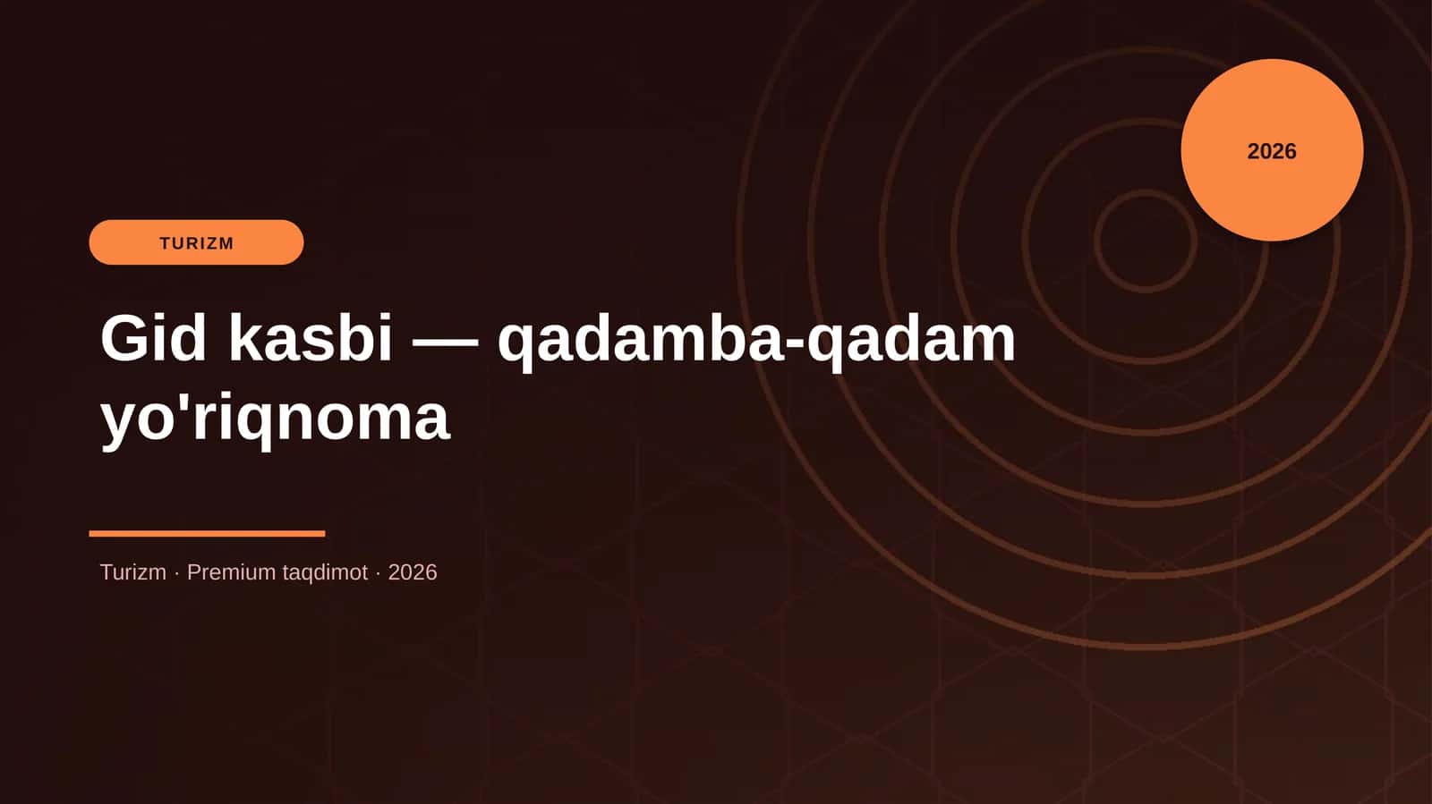 Gid kasbi — qadamba-qadam yo'riqnoma