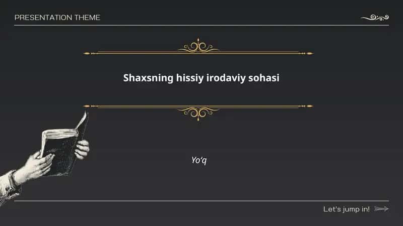Shaxsning hissiy irodaviy sohasi