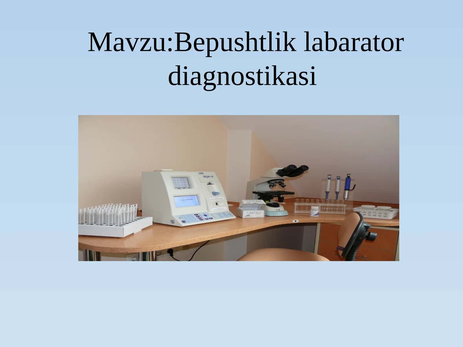 Bepushtlik labarator diagnostikasi