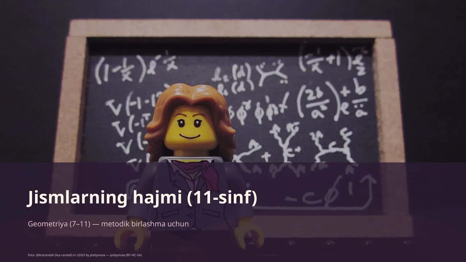 Jismlarning hajmi (11-sinf)