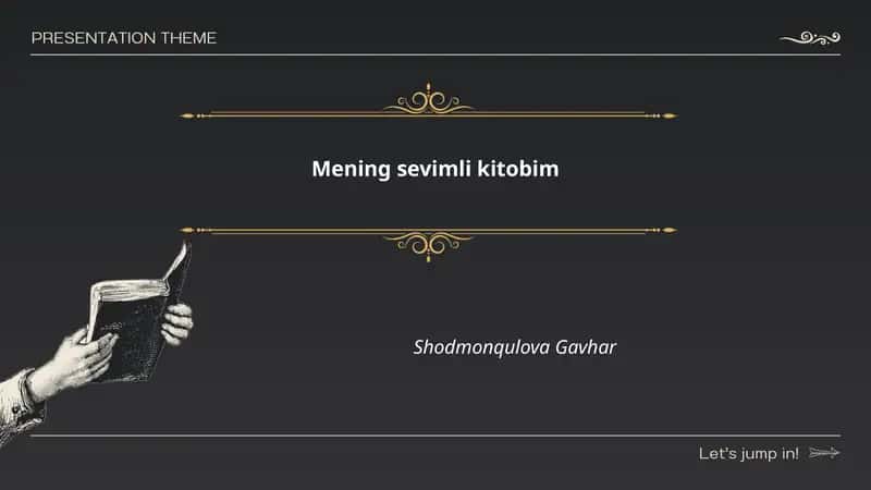 Mening sevimli kitobim