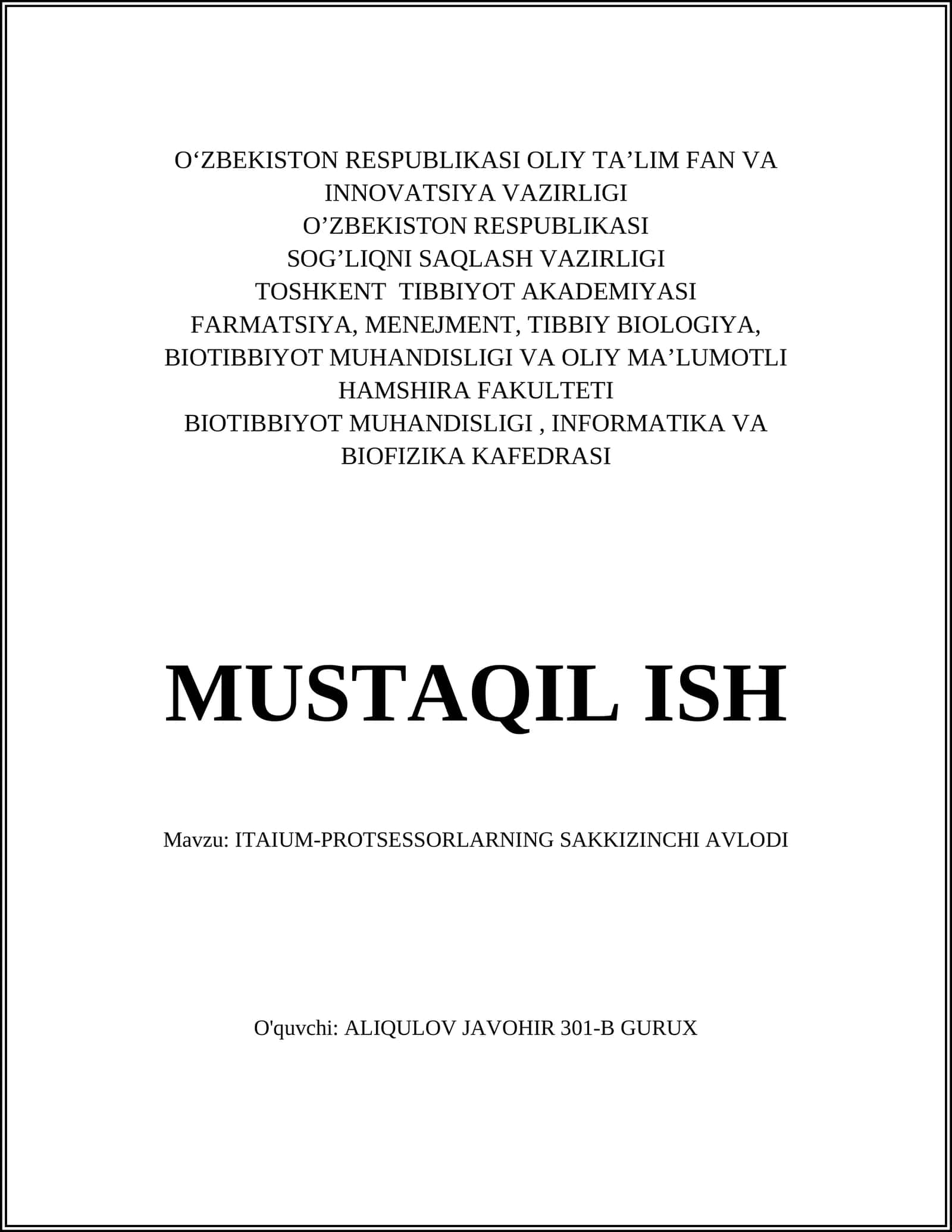 ITAIUM-PROTSESSORLARNING SAKKIZINCHI AVLODI