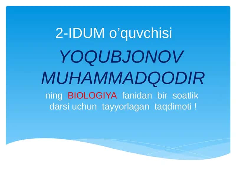 Eshitish organlari tuzilishi.