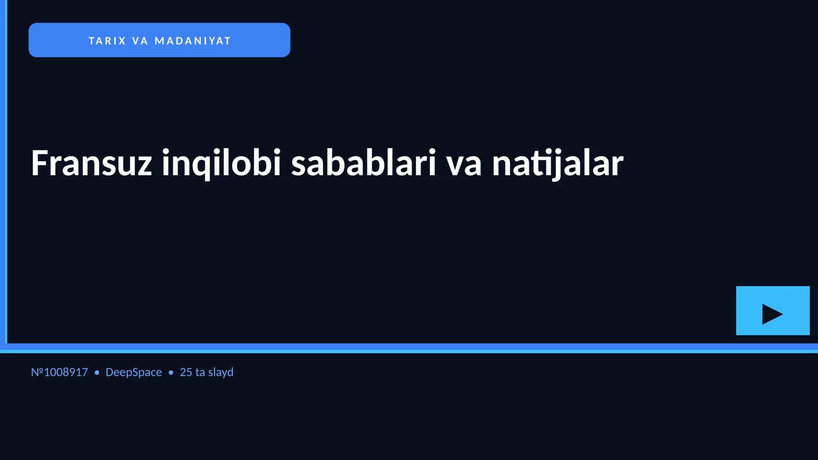 Fransuz inqilobi sabablari va natijalar