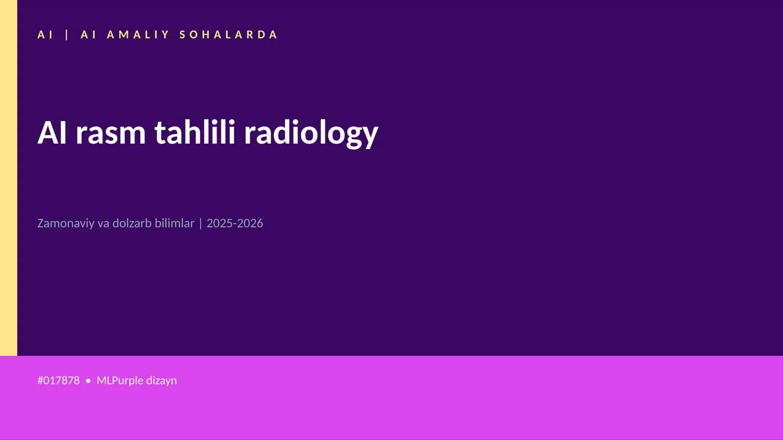 AI rasm tahlili radiology