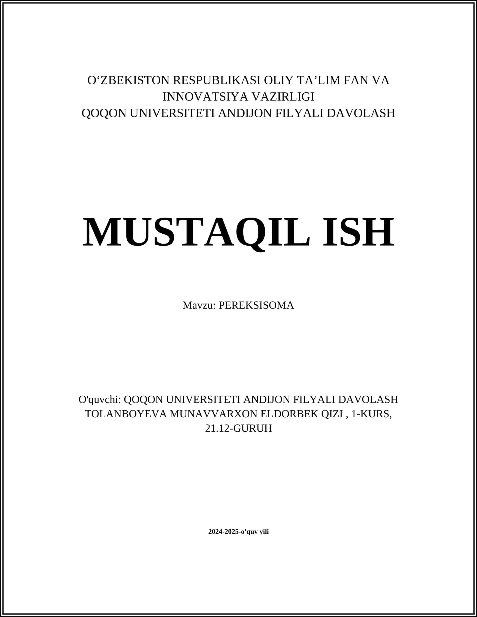 PEREKSISOMA