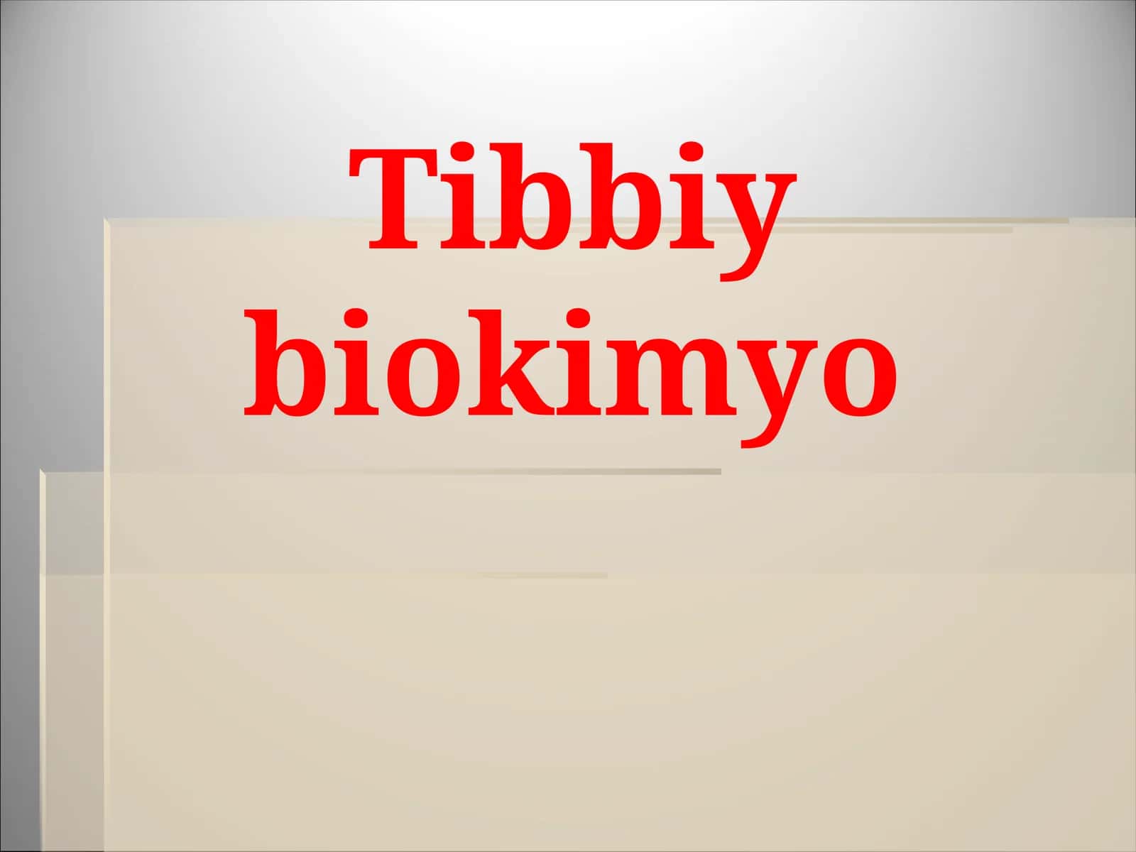 Tibbiy biokimyo