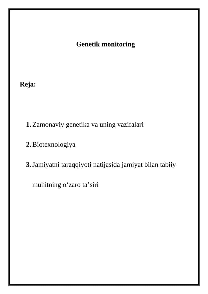 Genetika fani