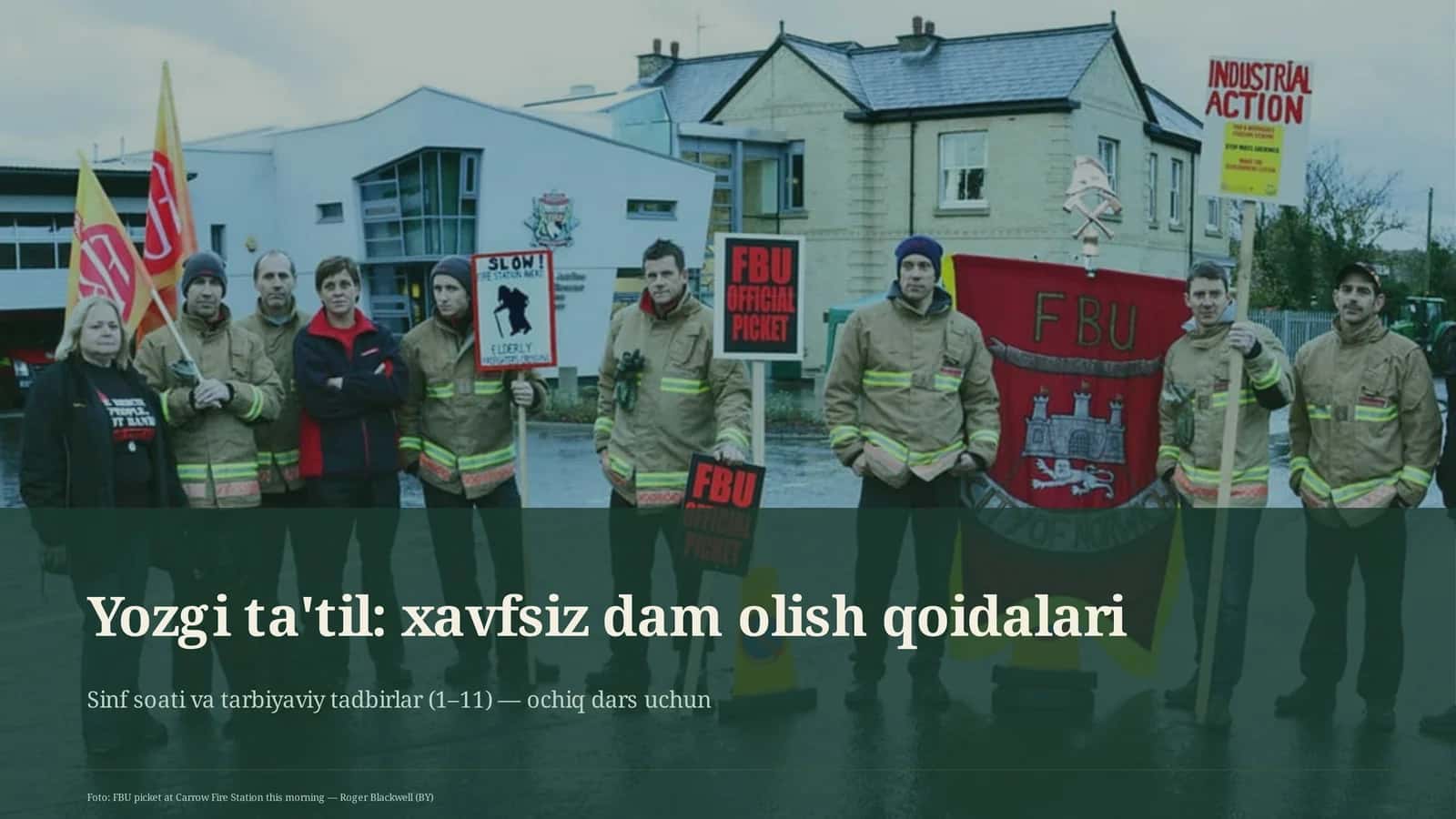 Sinf soati va tarbiyaviy tadbirlar (1–11)