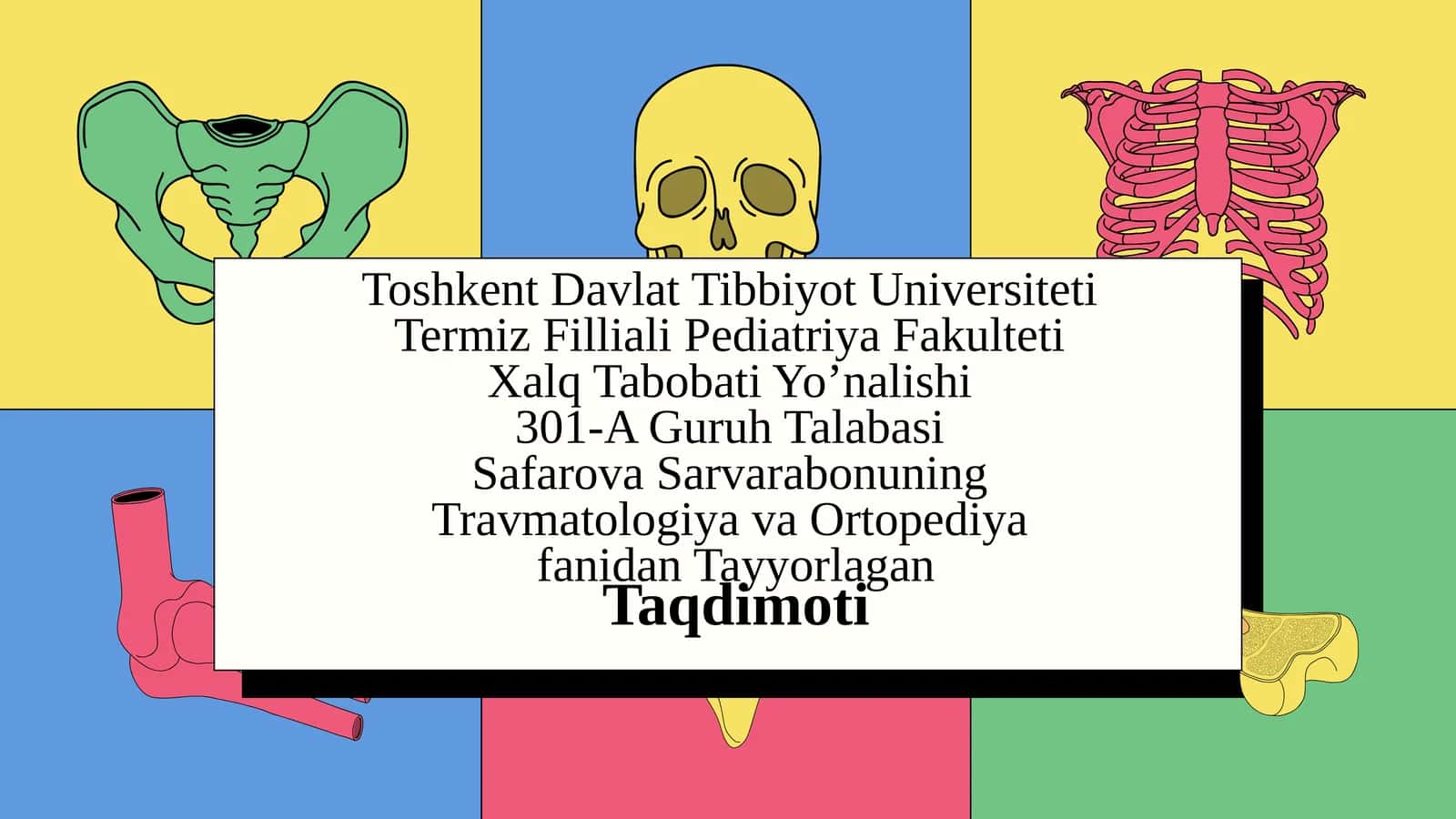 Bolalarda suyak va bõgʻim jarohatlari tugʻruq vaqtida