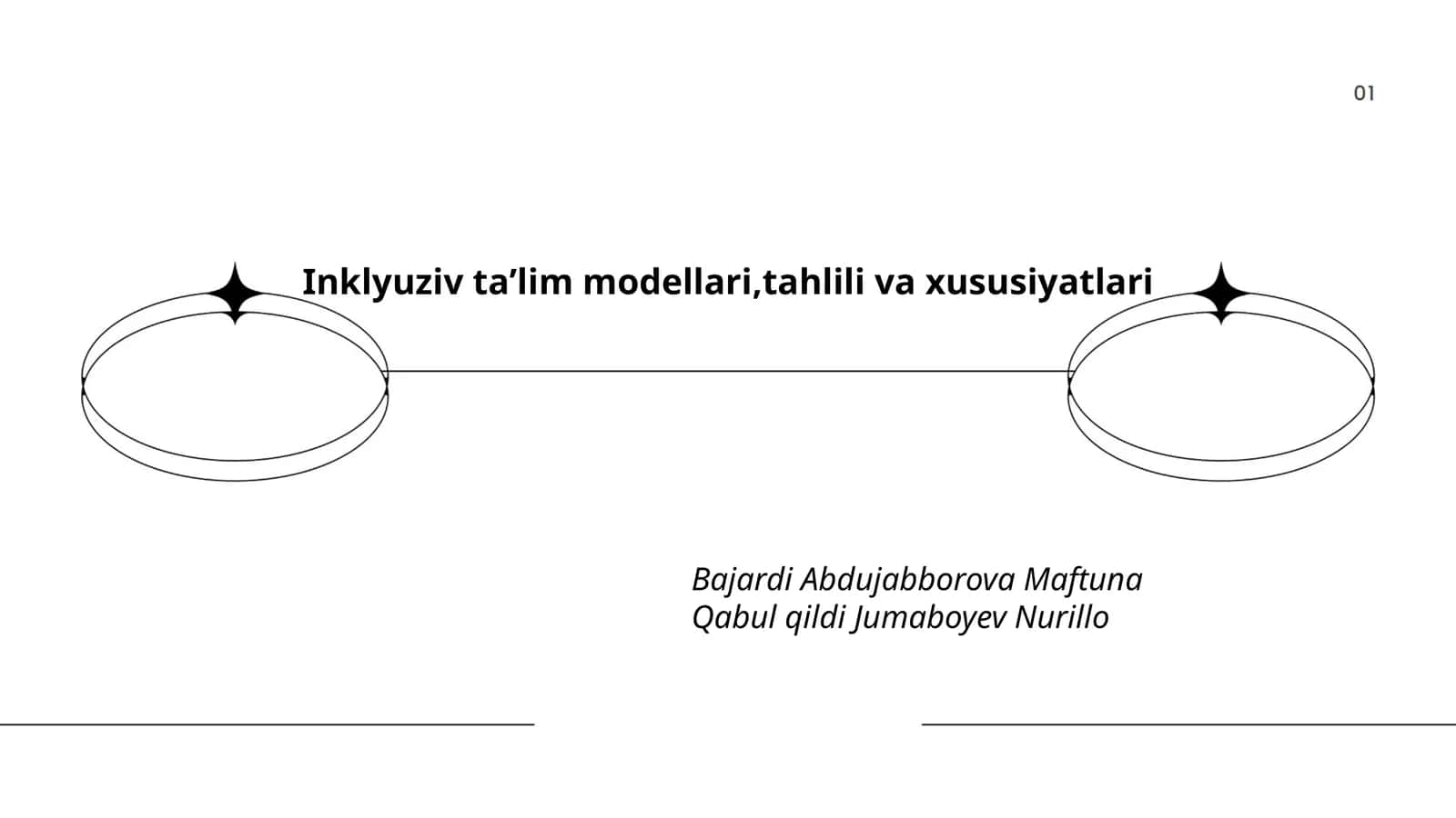 Inklyuziv taʼlim modellari,tahlili va xususiyatlari
