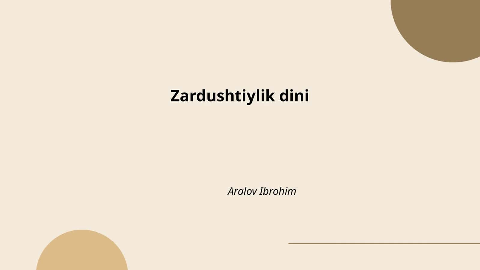 Zardushtiylik dini tarixi