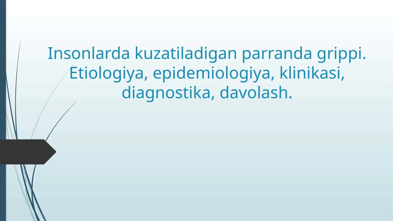 Insonlarda kuzatiladigan parranda grippi
